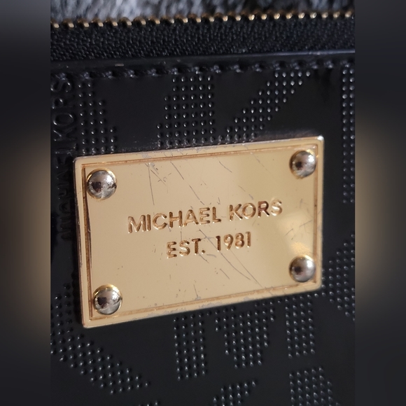 Michael Kors Black Shiny Wallet - Picture 11 of 11